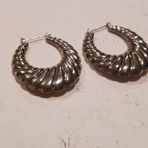 Sterling silver earrings bold and beautiful